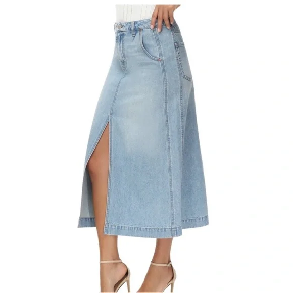 Sold✨Frye women’s Jean skirt - Picture 2 of 6